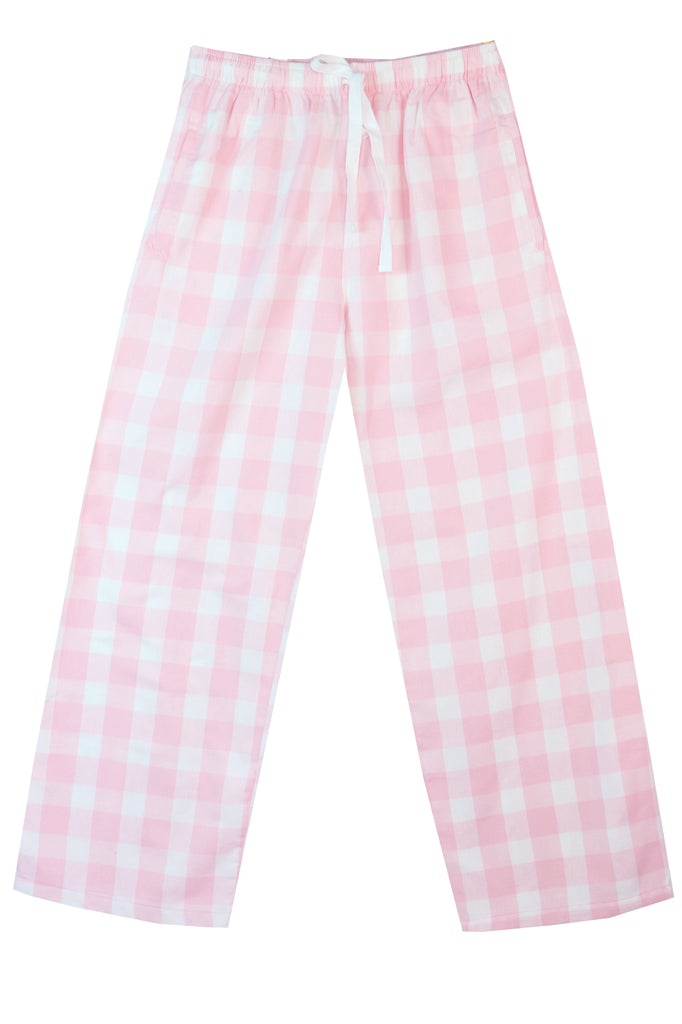 Pink Check Pyjama Bottoms