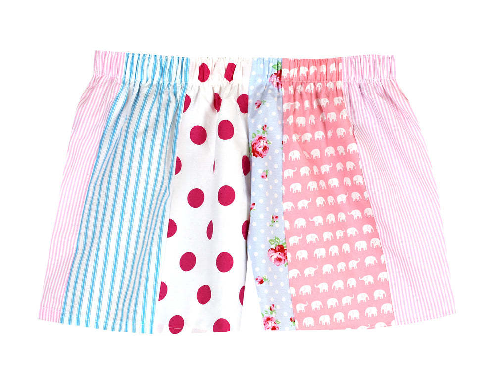Pj-s Pink/Blue Pick and Mix Shorts
