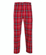 Mens/Boys Brushed Cotton Red Check Pyjama Bottoms Hu