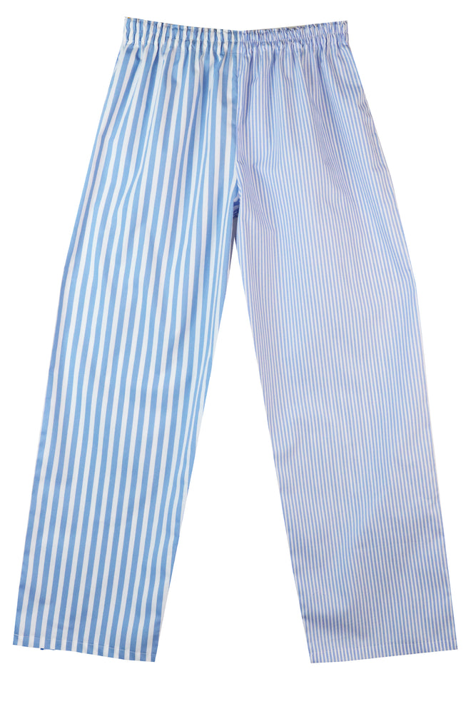 Pale Blue wide/thin stripe Pyjama Bottoms