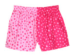 Girls Pink Star Shorts