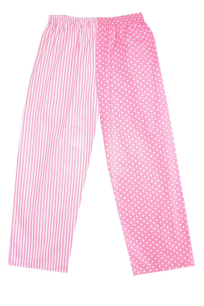 Pink Spot/Stripe Pyjamas Bottoms