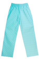 Turquoise Spot/Flower Pyjama Bottoms