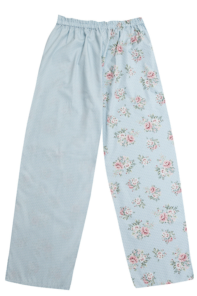 Pj-s Blue Rose Pyjama Bottoms