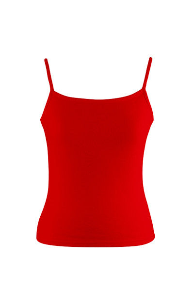 Personalised Red Ladies Cami Top