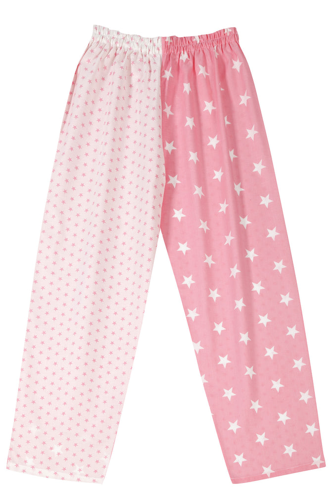 Pj-s Pale Pink Stars Pyjama Bottoms
